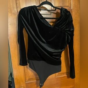 NWOT EXPRESS VELVET BODYSUIT